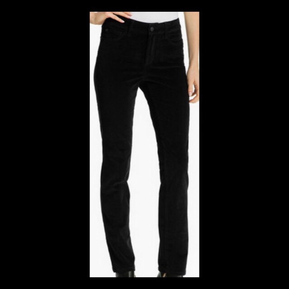 NYDJ Tummy Tuck Black Corduroy Leggings Size 0